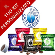 KIT 25 CAPSULE CIALDE BORBONE BLU ORO NERA ROSSA DEK COMPATIBILE ESPRESSO POINT