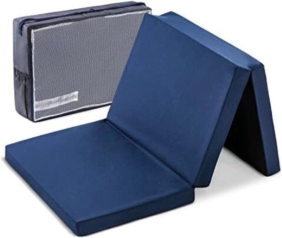 Matrimoniale schiuma per tenda - Matrimoniale materasso per tenda - 60 x 120 cm, 6 cm spesso - Blu