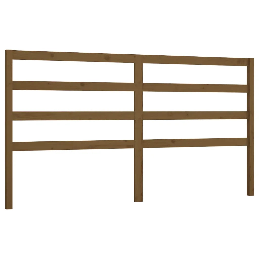 Testiera | Testata per Letto ambra 206x4x100 cm in Legno Massello di Pino