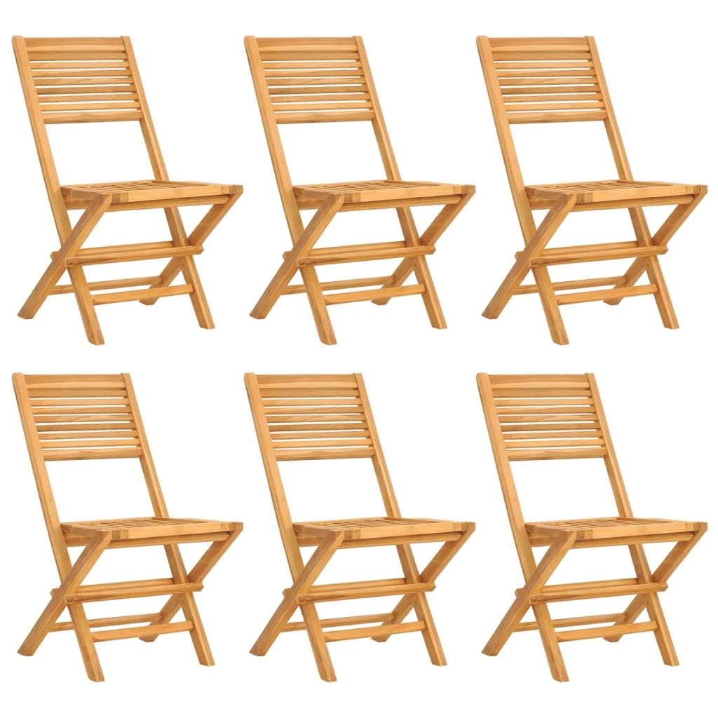 Set da pranzo per mobili da giardino mobili da esterno 7 pezzi in legno massello di teak 02_0014345