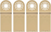 Oscillante lama di sega diamantata multitool - 4 pezzi di lama metallica per rapido cambio - rimozione di malta legno metallo materiale duro lame oscillanti