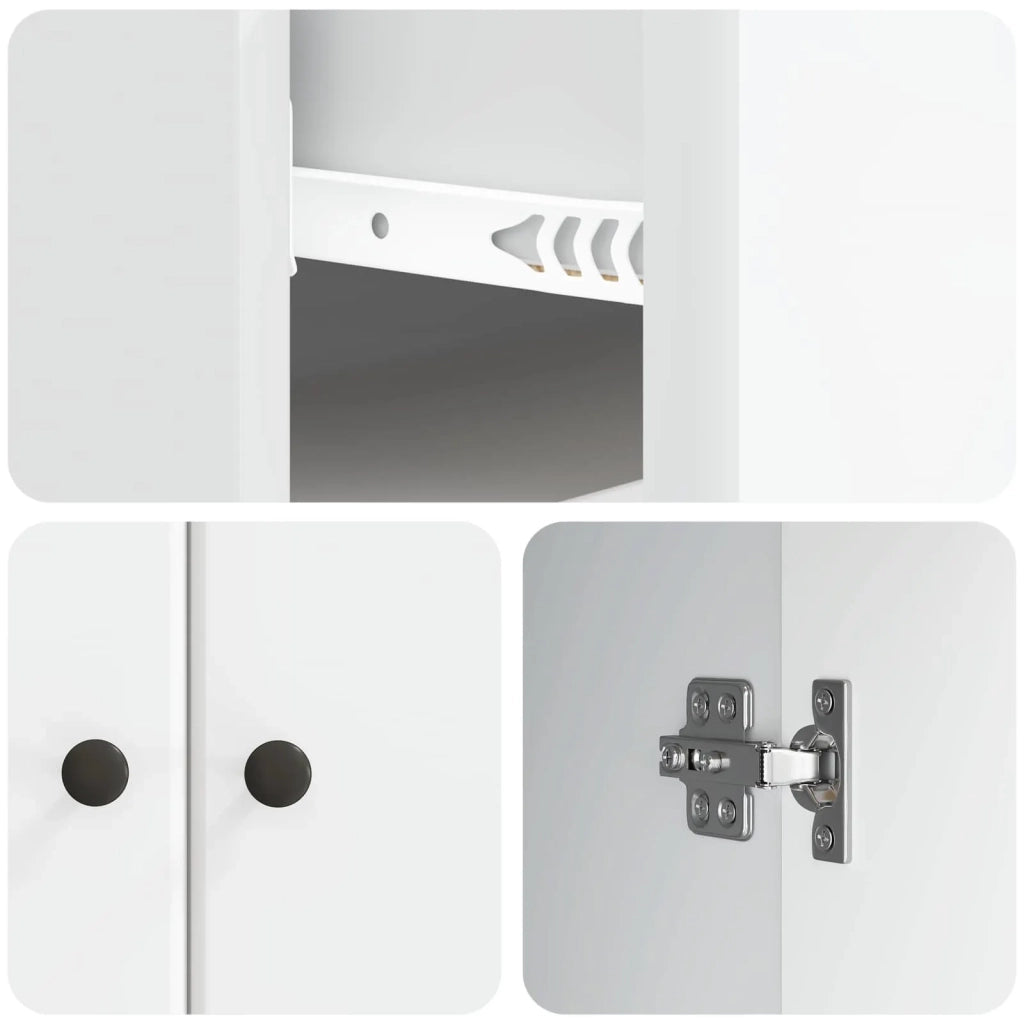 Credenza Bianco 66 x 34,5 x 90 cm Legno ingegnerizzato 895555