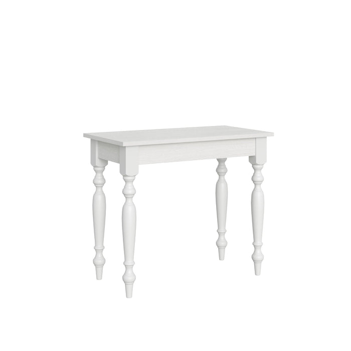 Consolle Allungabile 90-308x48x77 cm in Nobilitato Bianco
