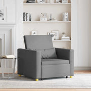 Divano letto estraibile singolo Grigio scuro 90 x 165 x 87 cm 42002685