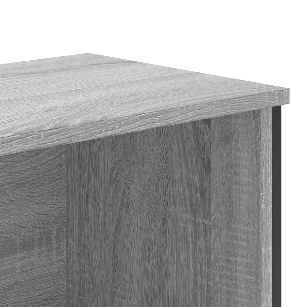 Libreria-Scaffale per Libri-Mobile di Stoccaggio Grigio Sonoma 80x31x169 cm in Truciolato