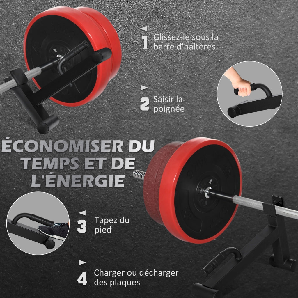 Supporto per bilanciere ¨C zephmum ¨C acciaio, antiscivolo, max 200kg