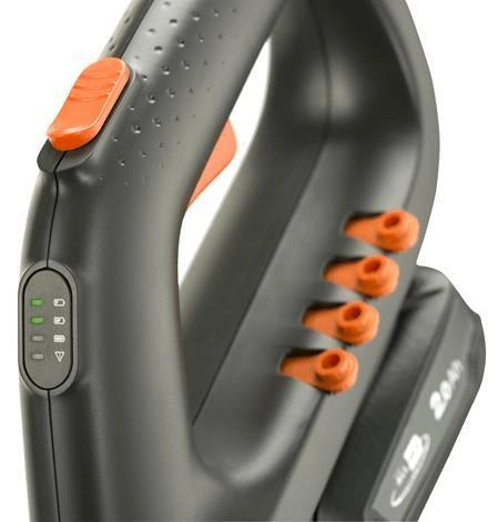 Gardena 14701-55 ComfortCut 23-18V P4A Solo Trimmer a Batteria 23 cm Manico Telescopico Testa Orientabile colore Nero Blu Arancione Argento
