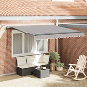 Tessuto per Tenda con Grigio chiaro 300 x 250 cm Poliestere 3330094