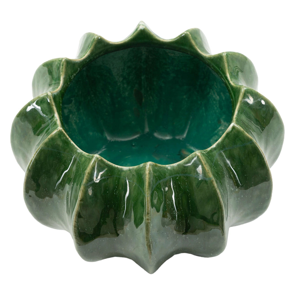 Batase, Vaso Disegno con Cactus, Verde