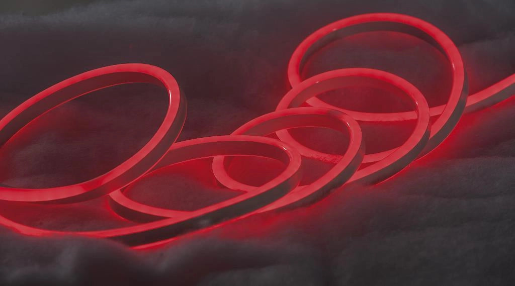 Tubo Luminoso Neon Luci di Natale da Esterno e Interno 720 Led Rosso 6 Metri