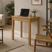 Loda, Tavolo Fisso 4 Posti, 75x55x76h cm Marrone Rovere Nodi