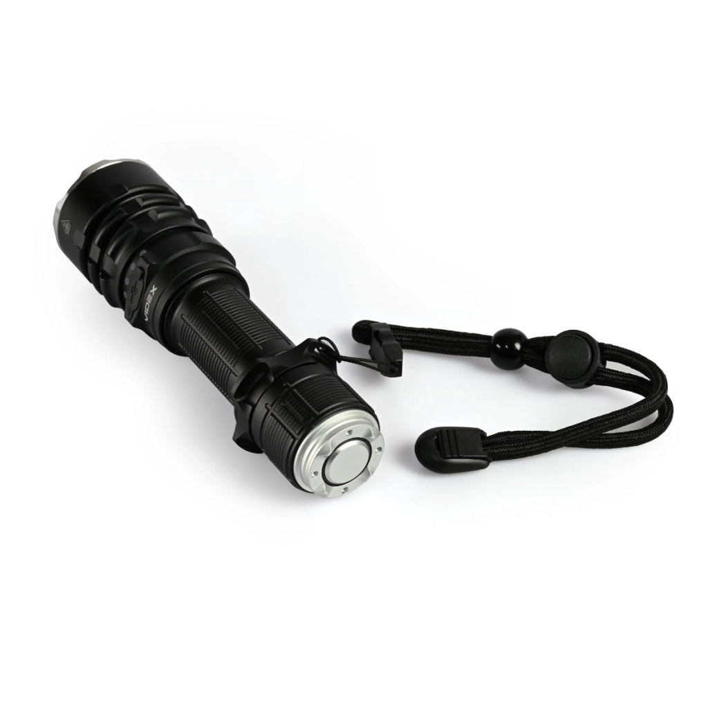 Torcia tattica LED 20W 2000lm 650m IP68 Videx AT265