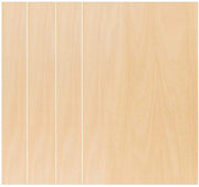 Pannello Multiplex da 4 pezzi - Spessore 3 mm - Dimensioni A4 20 x 30 cm - Adatto per il fai da te - Superficie liscia - Leggero e robusto - Pannello di legno
