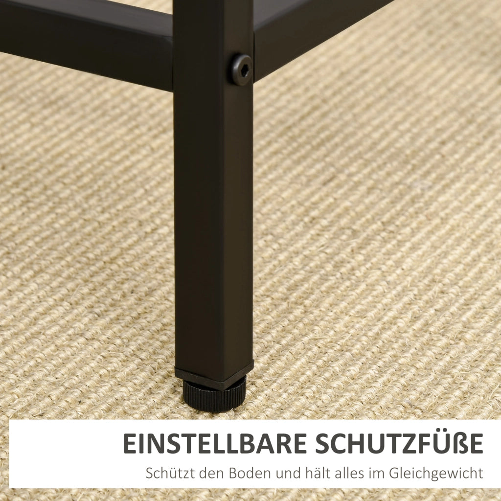 Tavolo da bar con sgabelli ¨C zephmum ¨C Acciaio effetto rovere