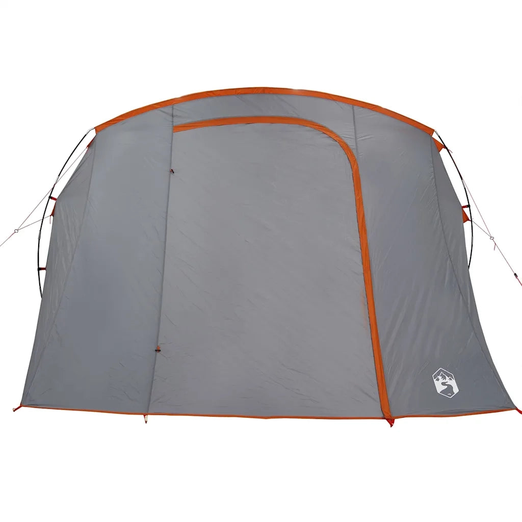 vidaXL Tenda da Campeggio per Auto Grigio e Arancione Impermeabile