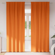 Tende Blackout con Anelli 2 pcs Arancione Vivo 225 x 140 cm 4107510
