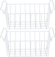 Scatola di 2 contenitori di archiviazione metallo a stelo per cucina, frigorifero e bagno, L 485 cm, B 245 cm, H 20 cm.