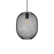 Lampadario A Sospensione Contemporaneo Net Metallo Nero 1 Luce E27 42W Ip20
