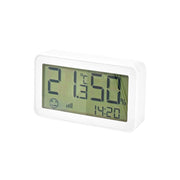 Sensore Climatico Intelligente SmartLife Zigbee 3.0 con Schermo LCD Bianco Nedis