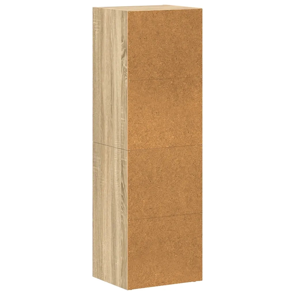 Libreria-Mobile TV Rovere Sonoma 36x30x114 cm Legno Multistrato