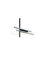 APPLIQUE MOVIDA/3 NERO A LED 3000K 1200LM 20W DIMMERABILE 50X8CM