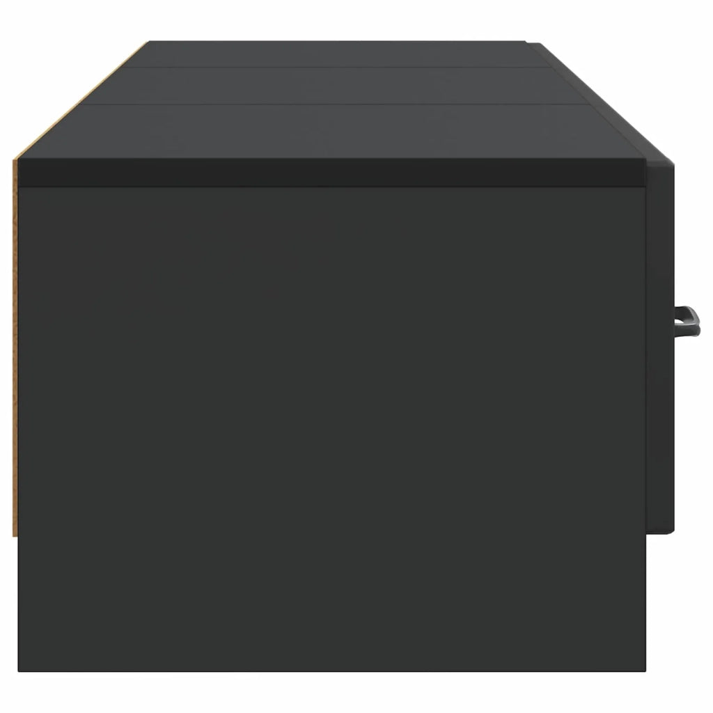 Mobile TV-Credenza per TV Nero 147 x 34,5 x 27 cm Legno ingegnerizzato 630153