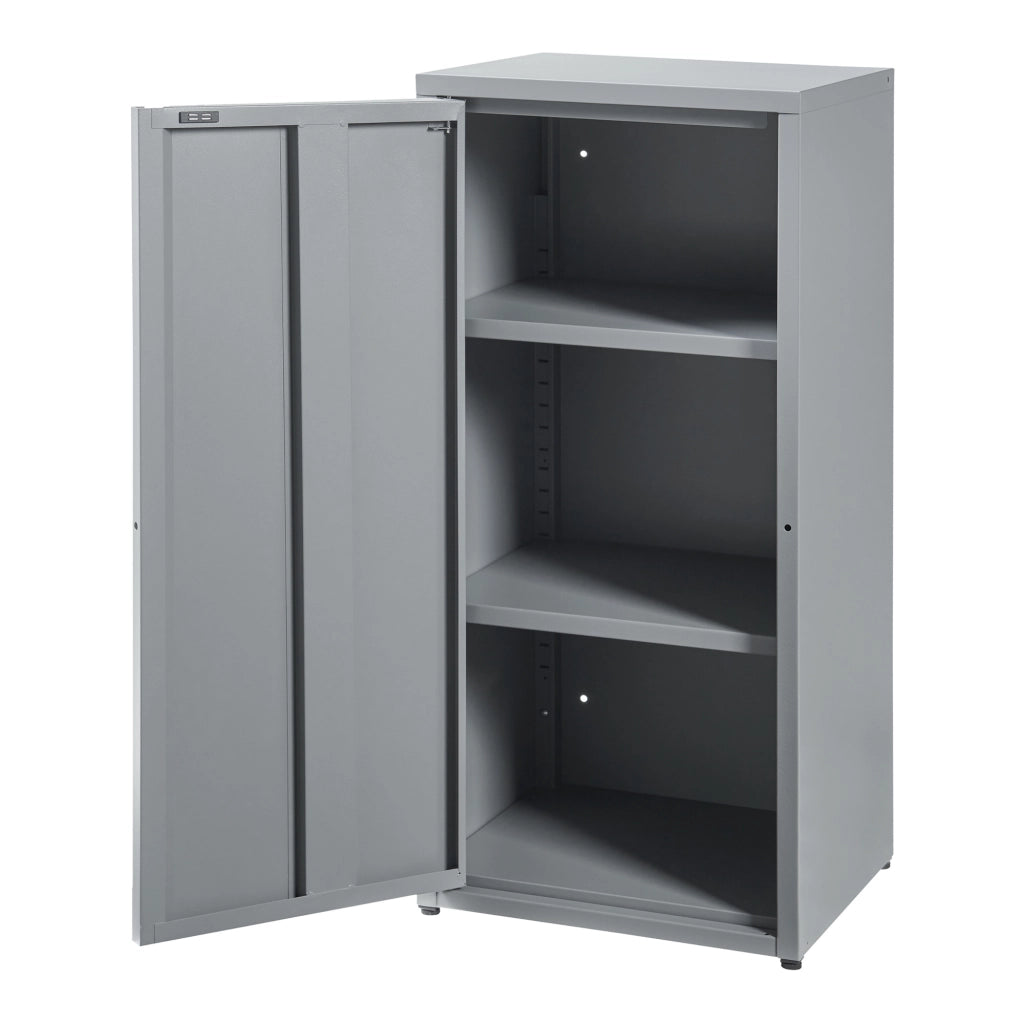 Armadio a Colonna Burlöv in Metallo Mobile per Archivio 88 x 40 x 35 cm Grigio [en.casa]