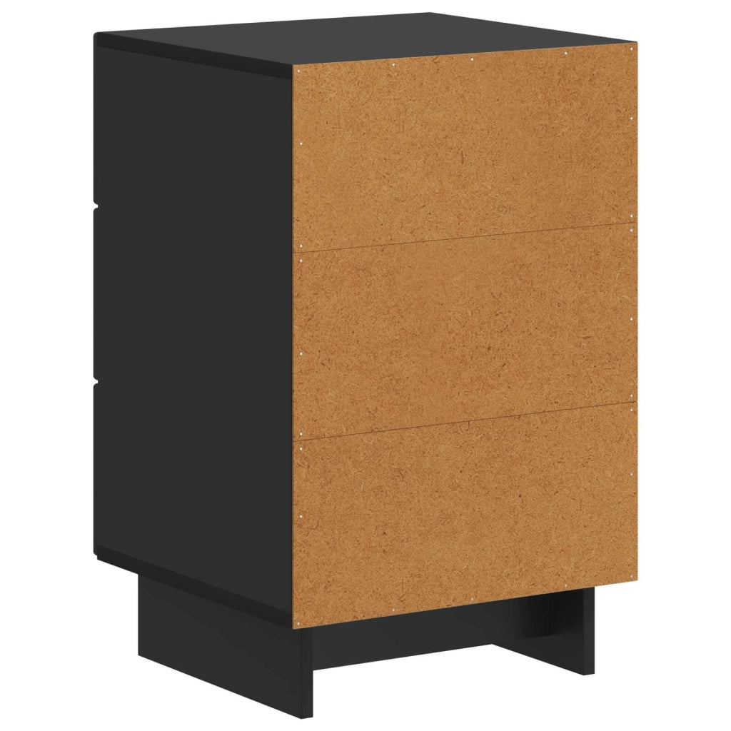 Armadio da Notte Nero 43 x 41 x 66,5 cm Legno ingegnerizzato 893866