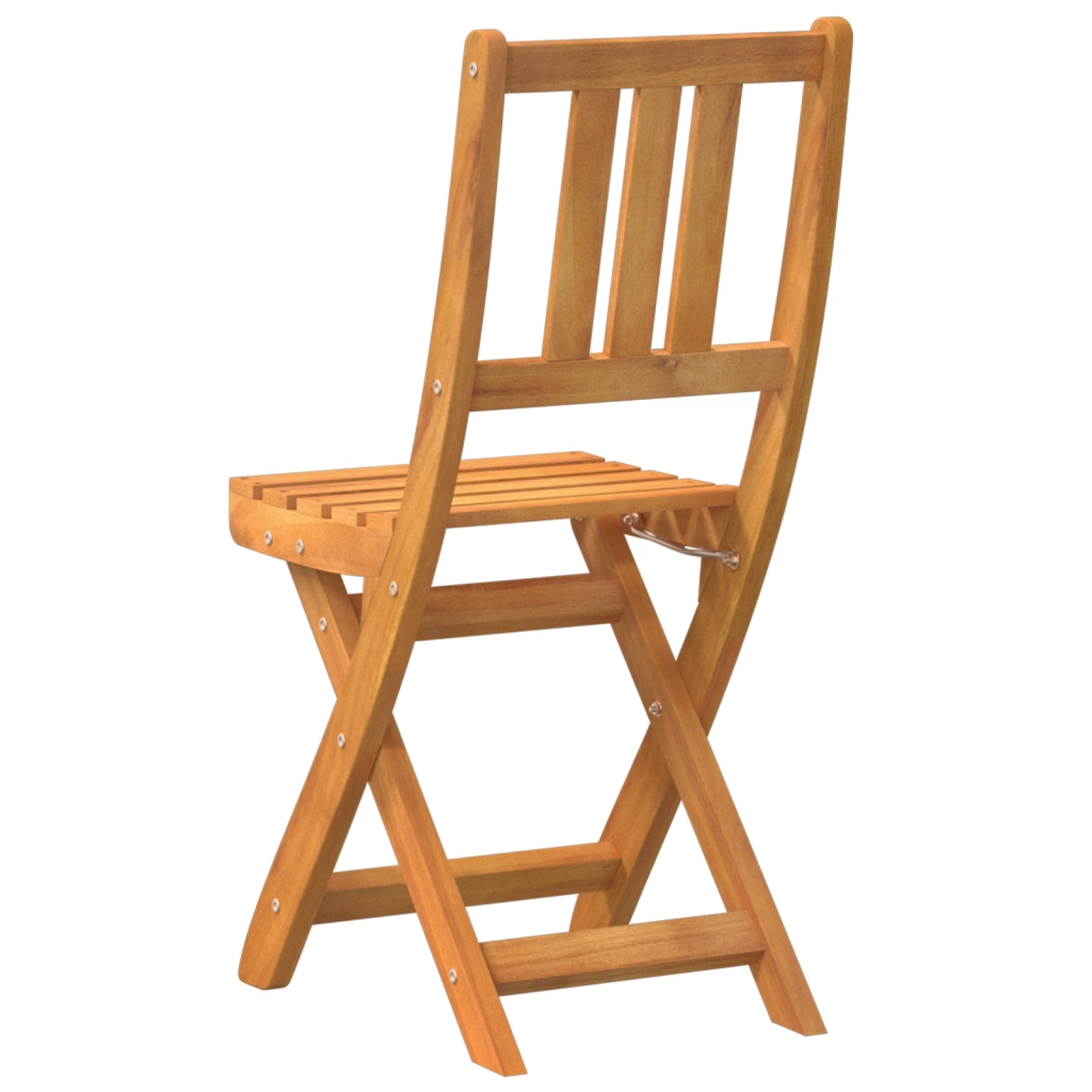 Sedie da Giardino Pieghevoli 6 pz 36x46x86 cm Legno Massello di Acacia