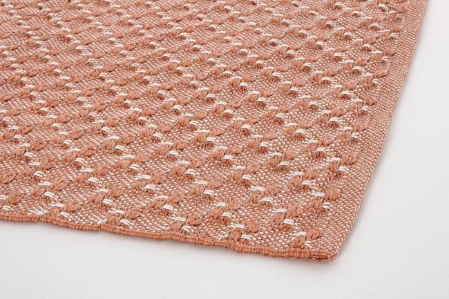 Tappeto da Esterno 170x240 cm in Polipropilene Bhajan Rosa
