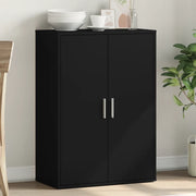 Credenza Nero 60x31x84 cm in Legno Multistrato