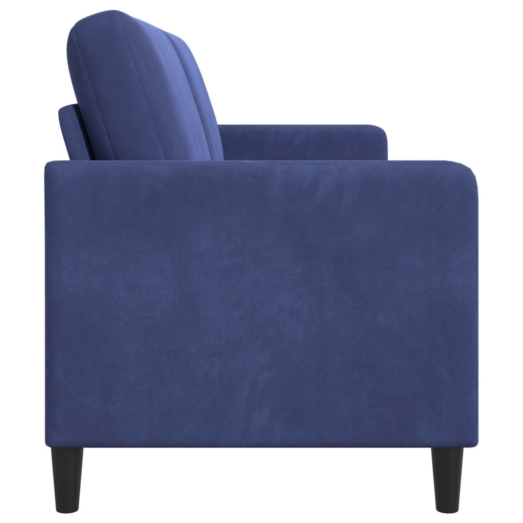 Divano con Storage Blu Polizia 152 x 78 x 87 cm Poliestere 42036945