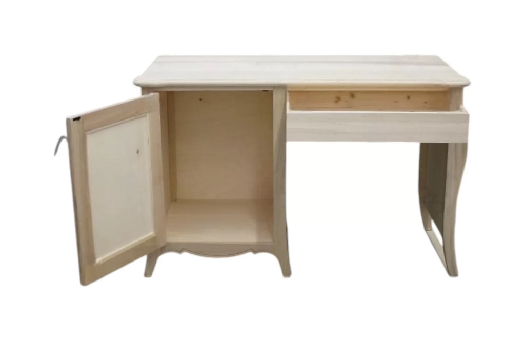 Scrivania in legno porta frigo grezzo 130x60x83 (485) - Mobili 2G