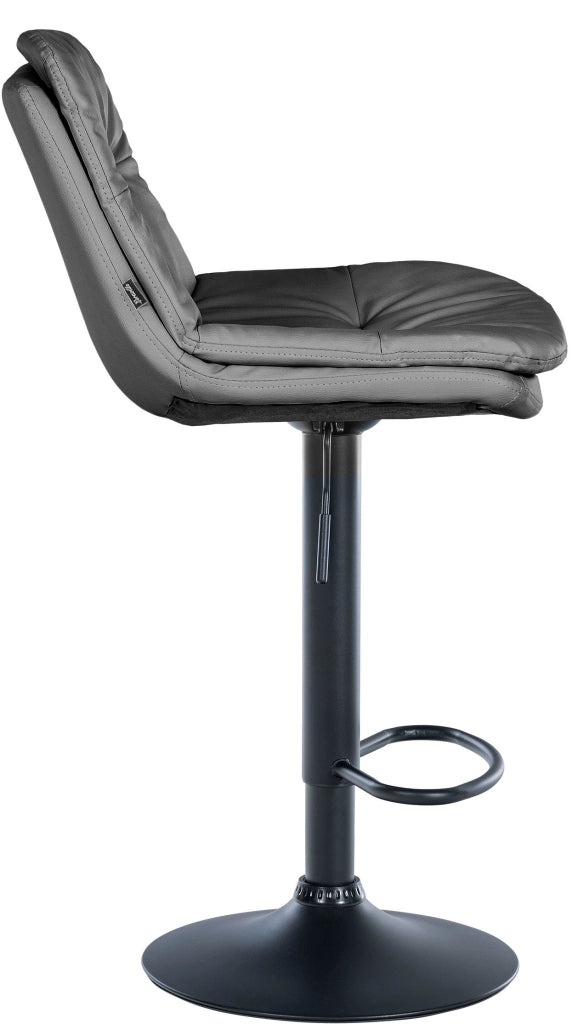 Barhocker Laurel Kunstleder schwarz