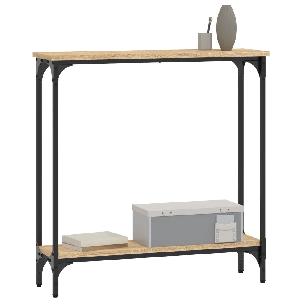 Tavolino Consolle Rovere Sonoma 75x22,5x75cm Legno Multistratocod mxl 83326