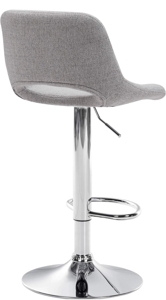 Barhocker Camden Stoff chrom
