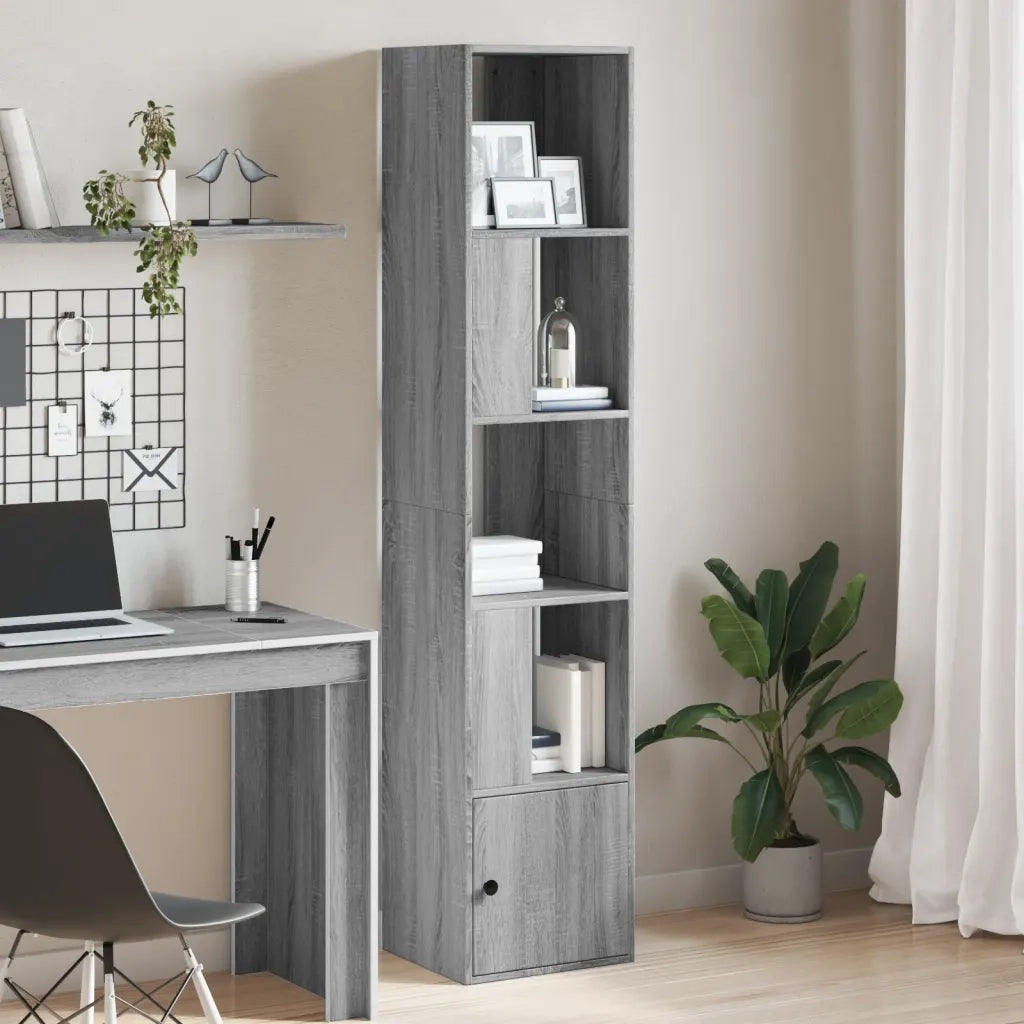 vidaXL Libreria Grigio Sonoma 40x36x189 cm in Legno Multistrato