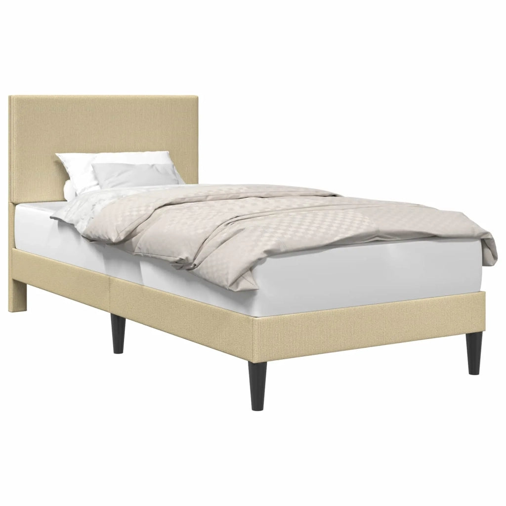 Struttura del letto Grigio Verde Chiaro 90 x 200 cm 42027715