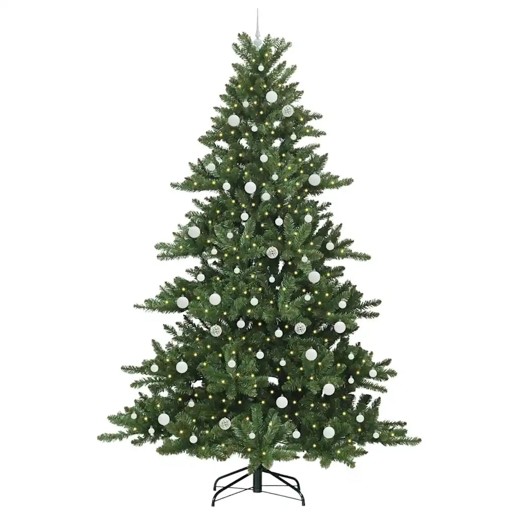 Albero di Natale Artificiale con Rami Pieghevoli Verde 240 cm 3397695