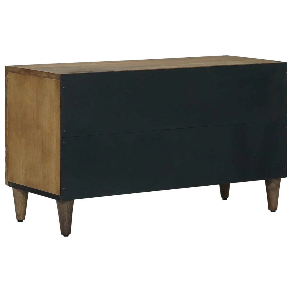 Mobile TV Marrone 80 x 31,5 x 46 cm Legno di mango massello