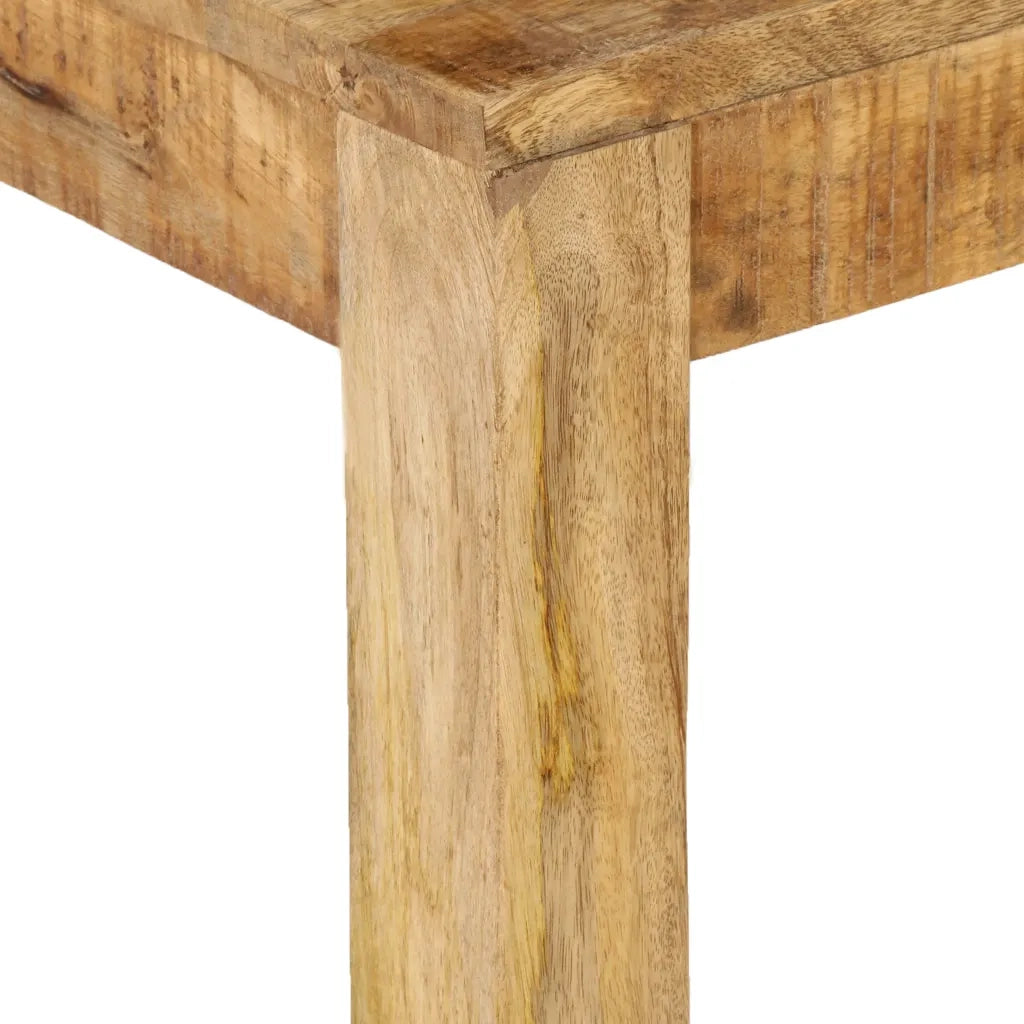 Tavolino da Salotto in Legno Massello di Mango 80x80x40cm 246701