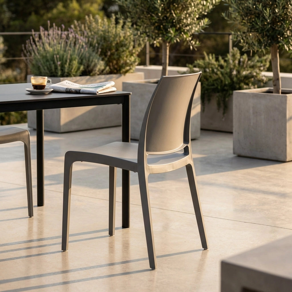 Sedia da Giardino in Polipropilene cm 46x54x80 - VOLGA
