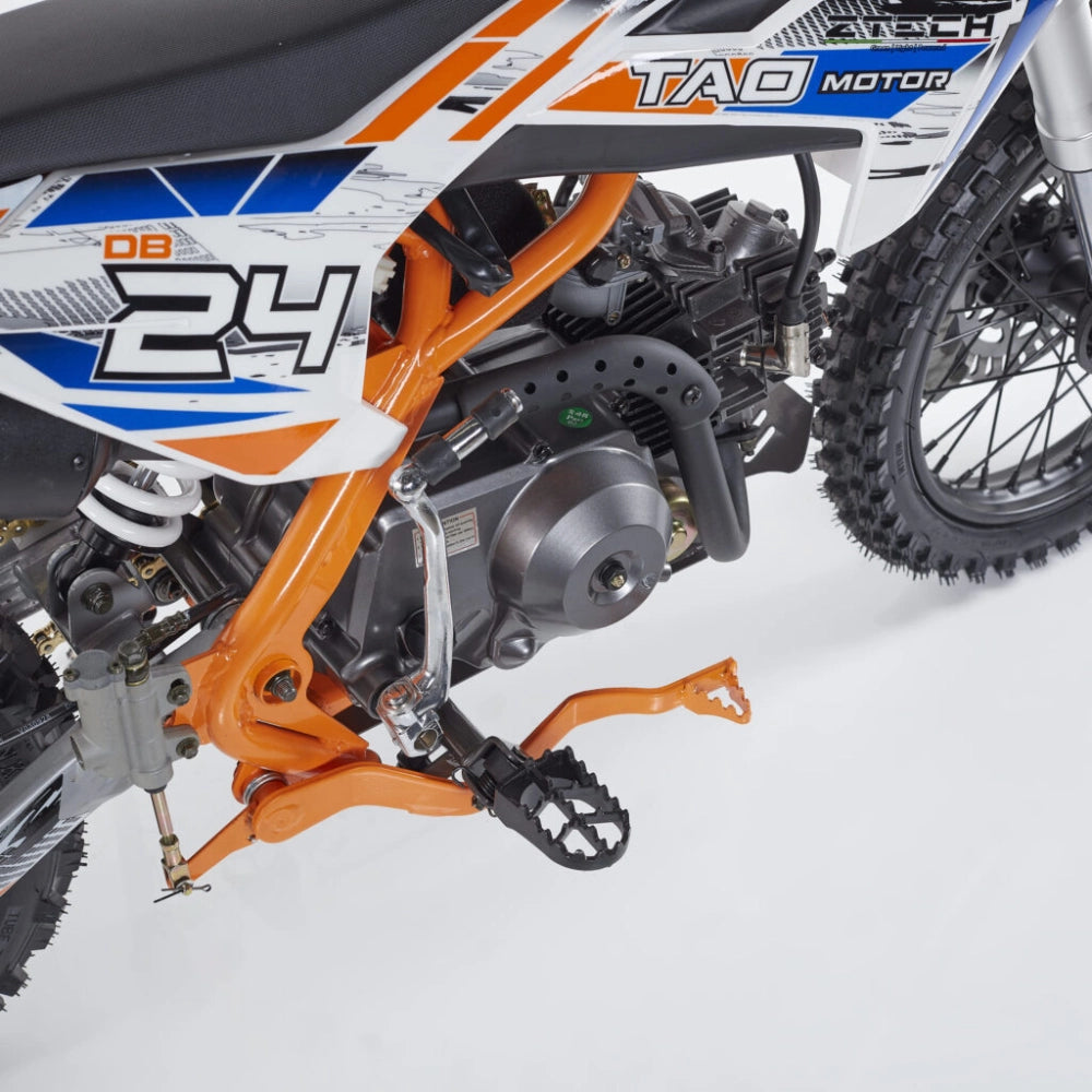 Pitbike a benzina Z-Tech ZTX 24 110 cc-Arancione