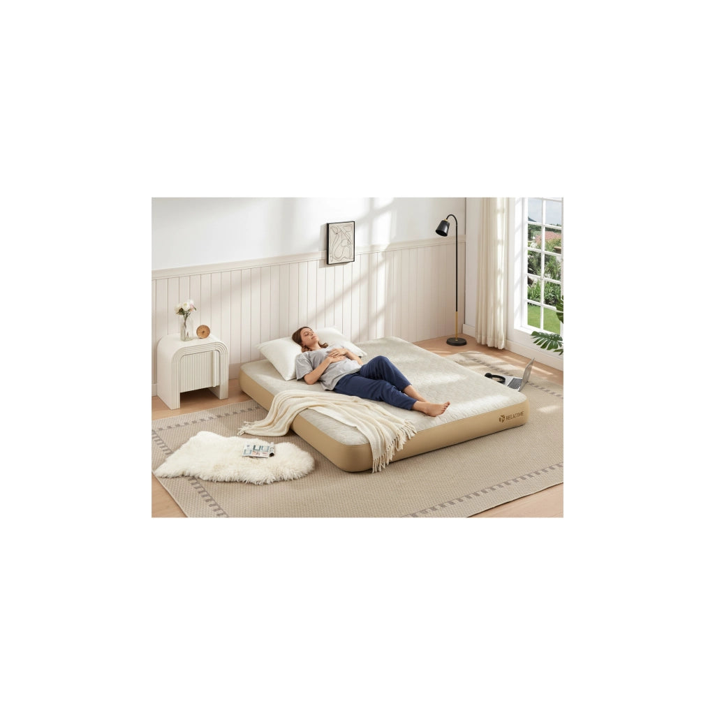 Materasso gonfiabile - RELXTIME - Modèle Single - In Dropstich - 200 x 100 cm