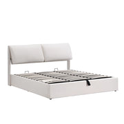 Letto Contenitore 160x200 cm; Letto Matrimoniale - 3 Cassetti; idraulico; Velluto Beige