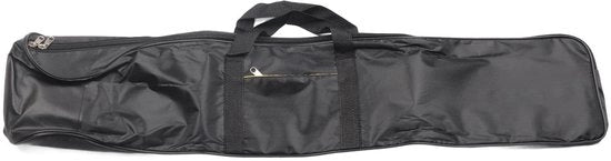 Tas di supporto per erhu in tela - Tas di trasporto protettivo - Nero 90 cm - Tas multifunzionale - Ideale per erhu e oggetti lunghi