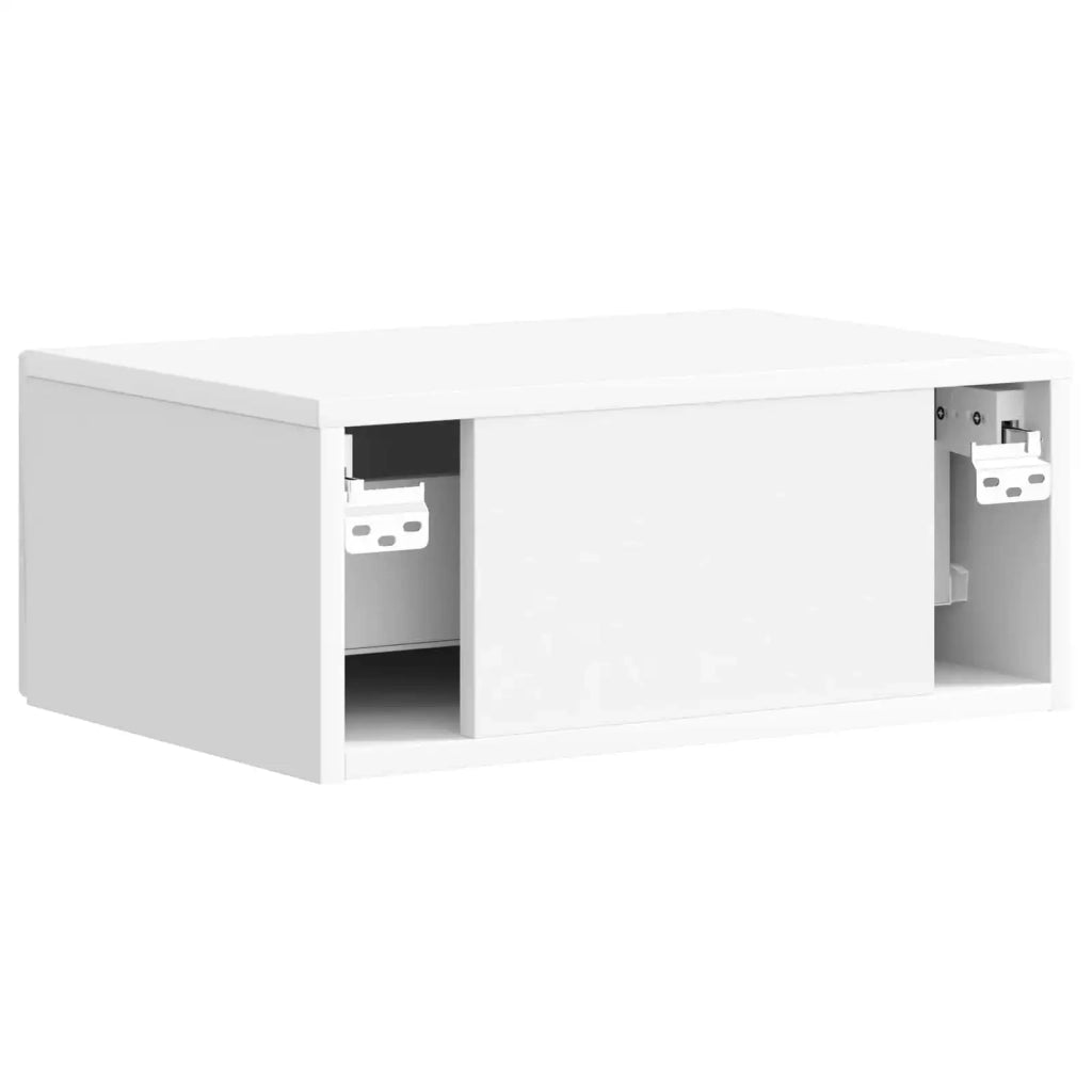 Armadio da Notte 2 pcs Bianco Lucido 49 x 34,5 x 20 cm 897944