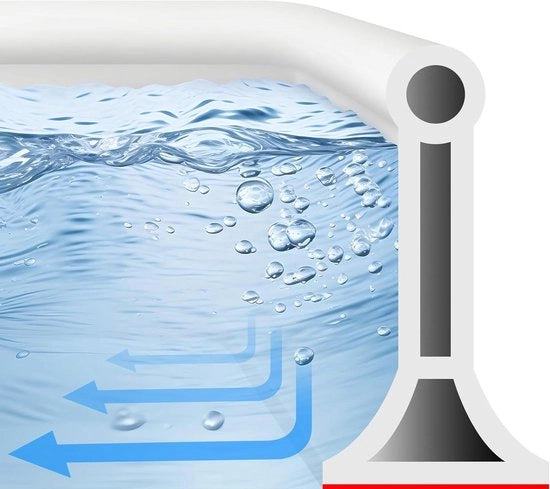 Schermo doccia flessibile a tenuta d'acqua - 2 metri protezione autoadesiva per ambienti umidi - barriera idroacustica per docce - protezione acqua per la stanza da bagno