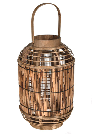 Lanterna in Rattan H 40 cm