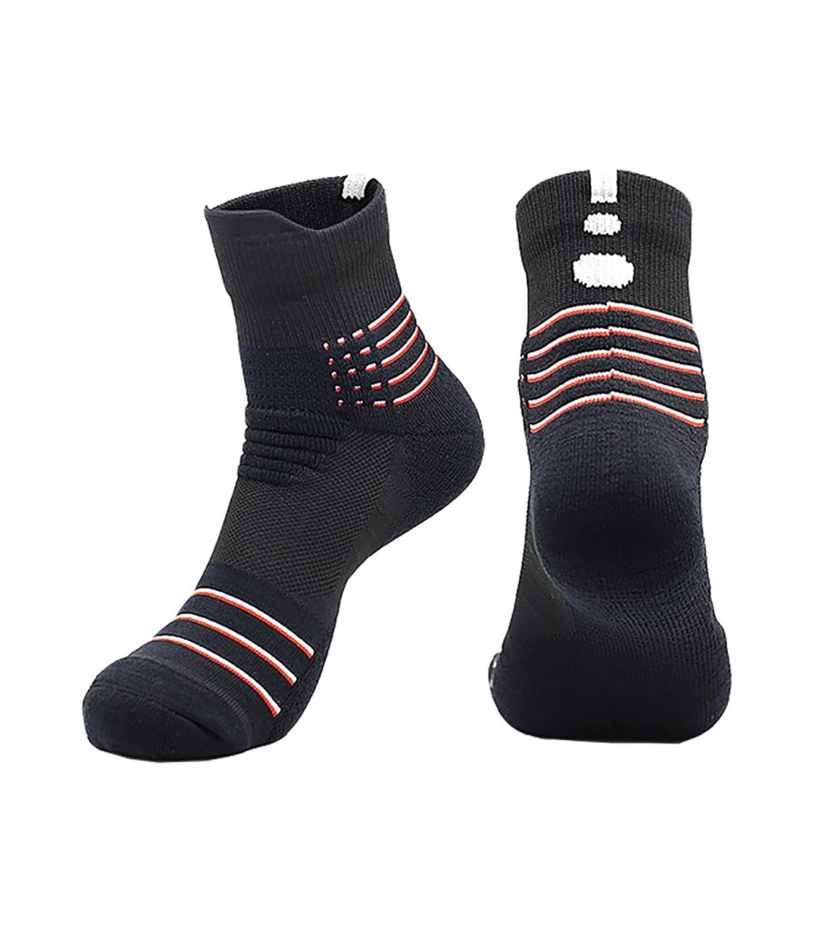 Calzini Corti Sportivi da Basket Unisex | Cotone e Nano Argento Antibatterico | Taglia Unica 37–43 EU